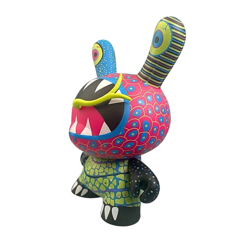Kidrobot Dunny Azteca II Necuc 3" Lizard Vinyl Art Figure Designer Toy 2011 - Picture 12 of 16